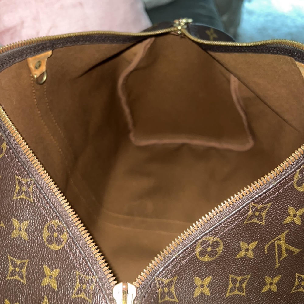 Authentic Louis Vuitton Keepall 45 Bag Duffel Carryon repair leather damaged - Picture 5 of 17